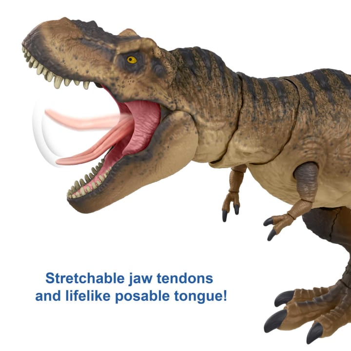 Mattel Jurassic World Hammond Collection Tyrannosaurus Rex (HFG66) แมทเทล จูราสสิค เวิลด์ ของเล่นแอ็กชั่นฟิกเกอร์ไดโนเสาร์ ไทแรนโนซอรัส เร็กซ์ (ที. เร็กซ์)