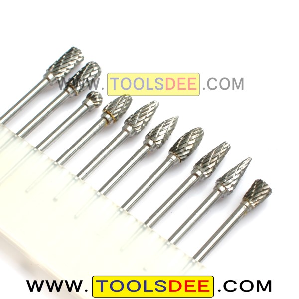 ดอกเจียรคาร์ไบด์ แกน 3 มิล หัวเจียร ขนาด 6 มิล Double Cut