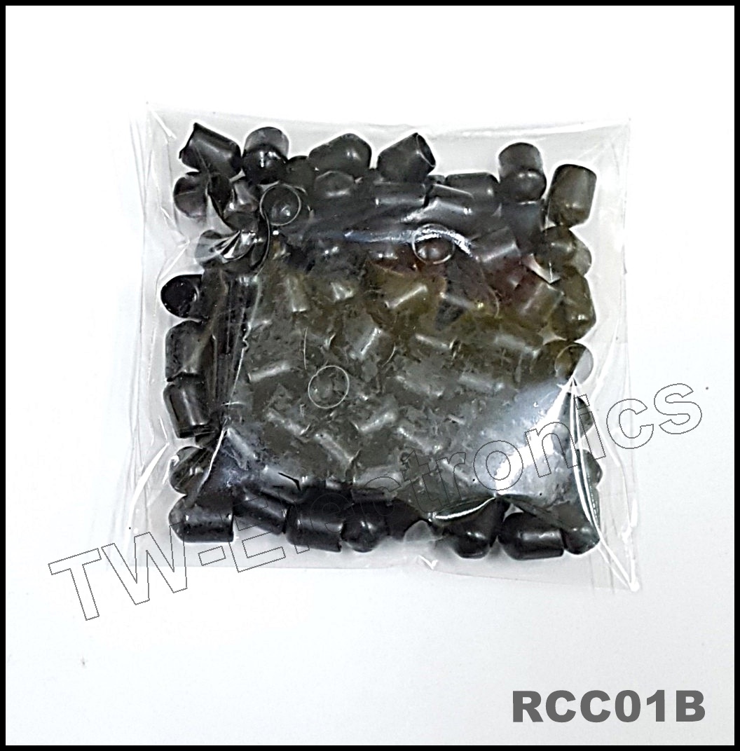 ฝาครอบRCA สีดำ (100 ชิ้น) / RCC01B