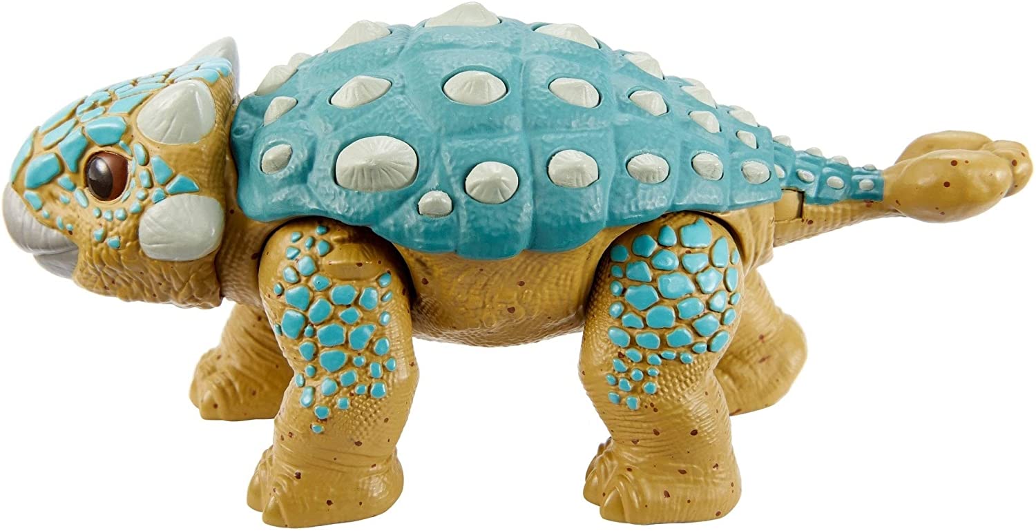 Mattel Jurassic World Dino Rivals Attack Pack Ankylosaurus Bumpy (GMP71) แมทเทล จูราสสิค เวิลด์ ของเล่นแอ็กชั่นฟิกเกอร์ไดโนเสาร์ แองคิโลซอรัส บัมบี้