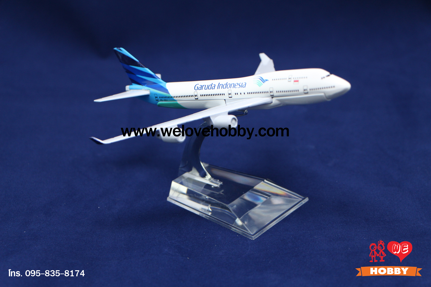 โมเดลเครื่องบิน Indonesia Airlines อินโดนิเซีย (Boeing 727-200)