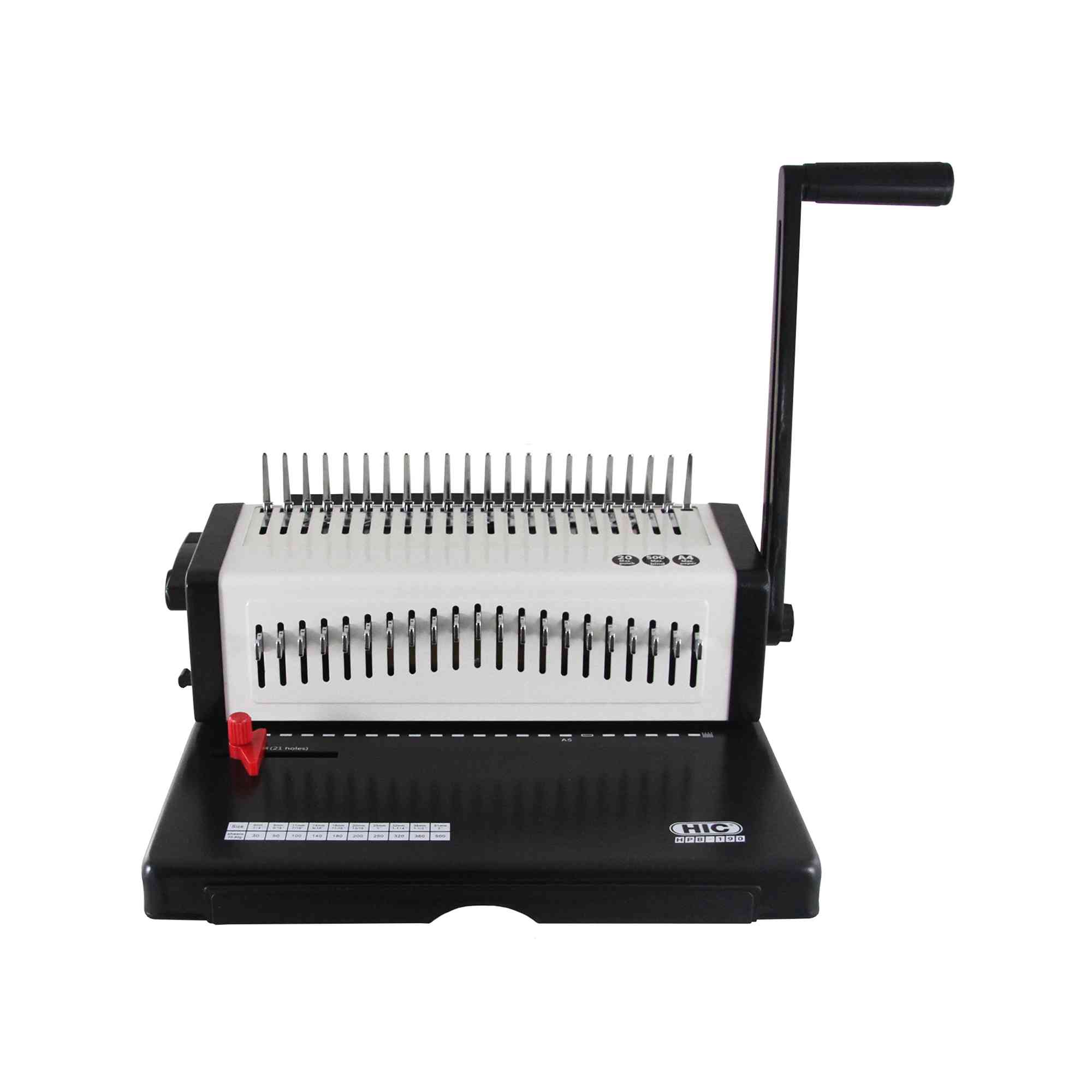 ขายถูก เครื่องเจาะและเข้าเล่ม HIC HPB-190 ประกันศูนย์