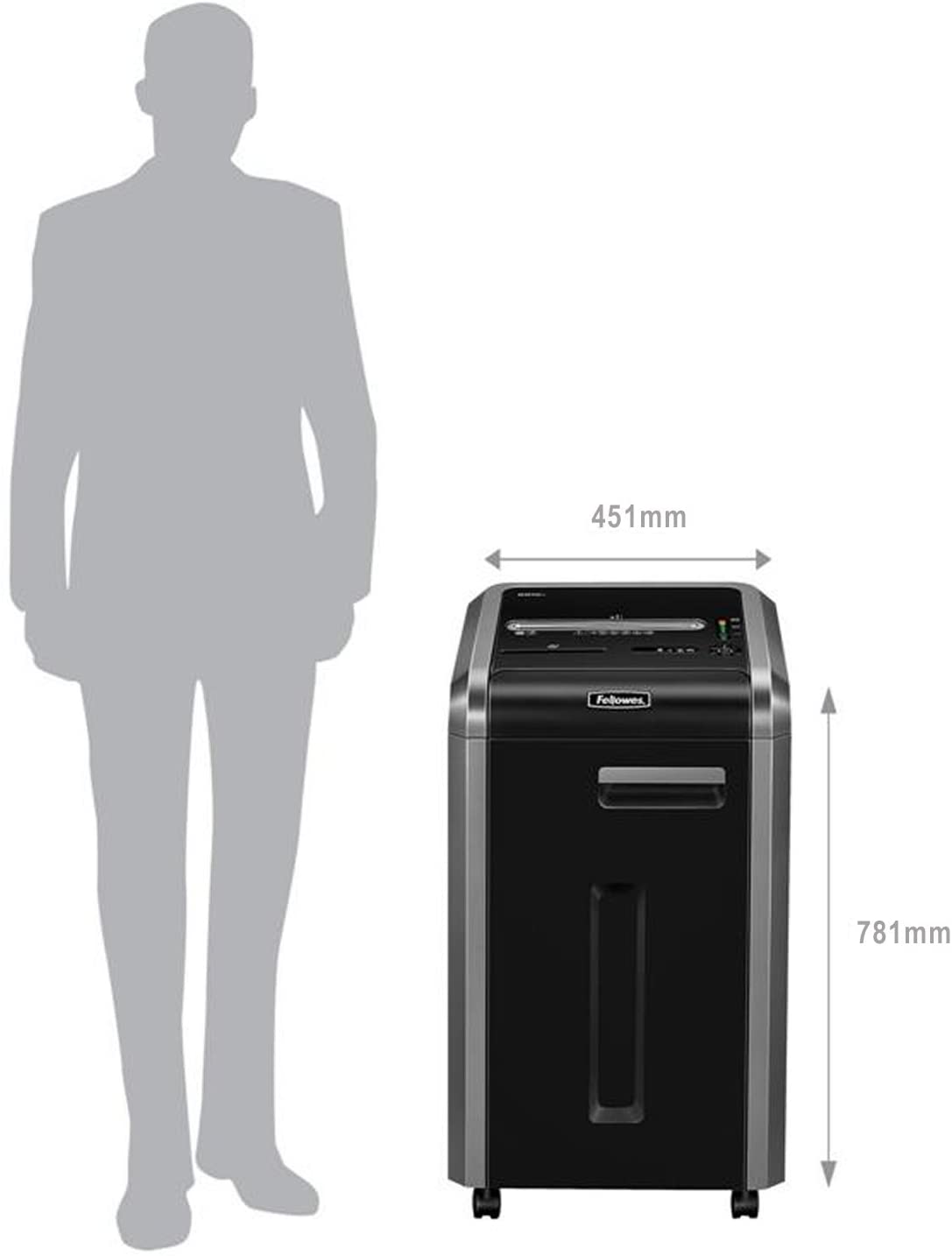 ขายถูก เครื่องทำลายเอกสาร Fellowes 225Mi ทำลายครั้งละ 14แผ่นแบบป่นละเอียด ( Micro Cut )