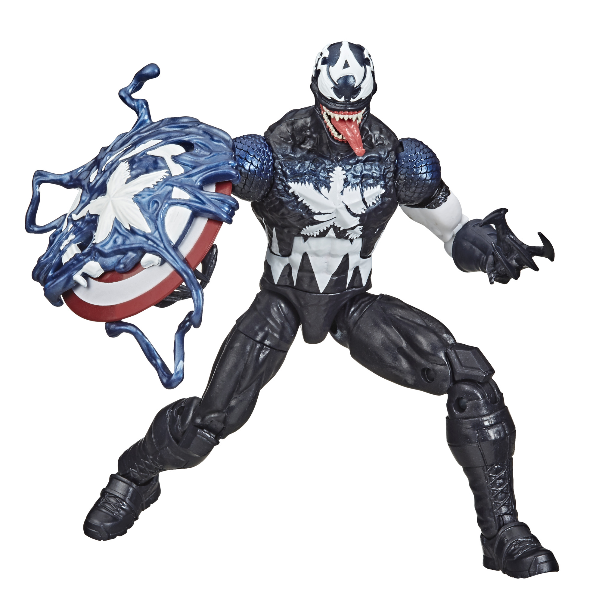 Hasbro Marvel Legends Venomized Captain America 6-inch Figure ฮาสโบร มาร์เวล เลเจนด์ ซีรี่ย์ส หุ่นโมเดลฟิกเกอร์ เวน่อมไมซ์ กัปตัน อเมริกา ขนาด 6 นิ้ว ลิขสิทธิ์แท้