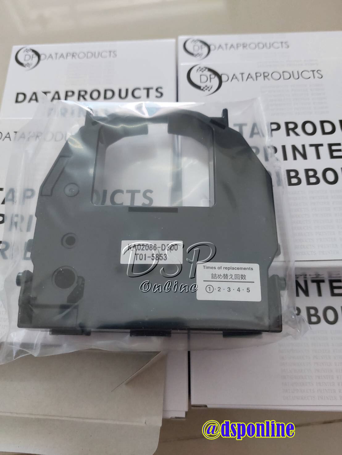 ขายถูก ผ้าหมึกพิมพ์ (Ribbon) สำหรับ เครื่องพิมพ์สลิบเงินเดือน DATAPRODUCTS รุ่น DP 9324PRO ของแท้