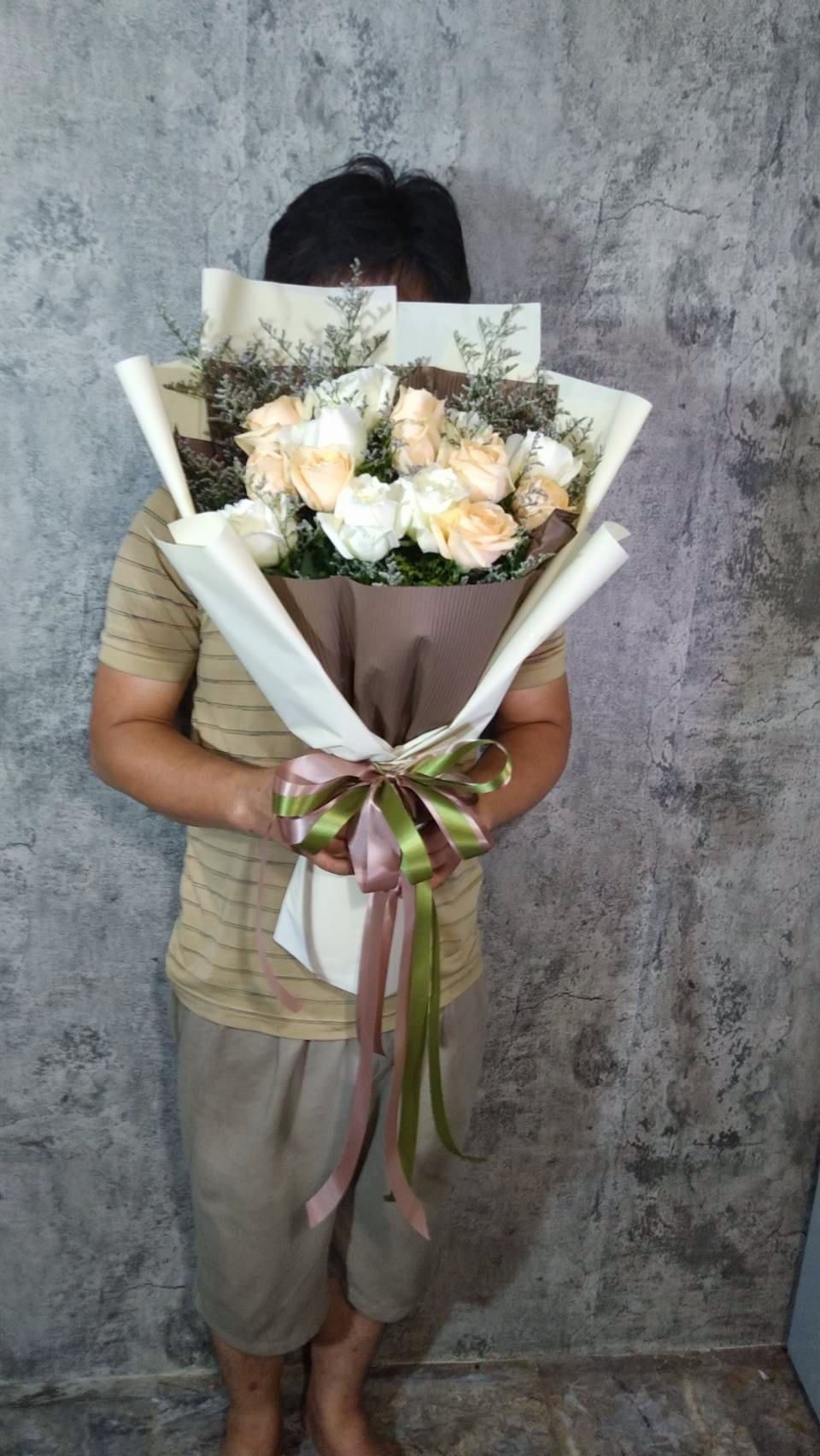 ช่อดอกไม้ขนาดใหญ่ BฺB007