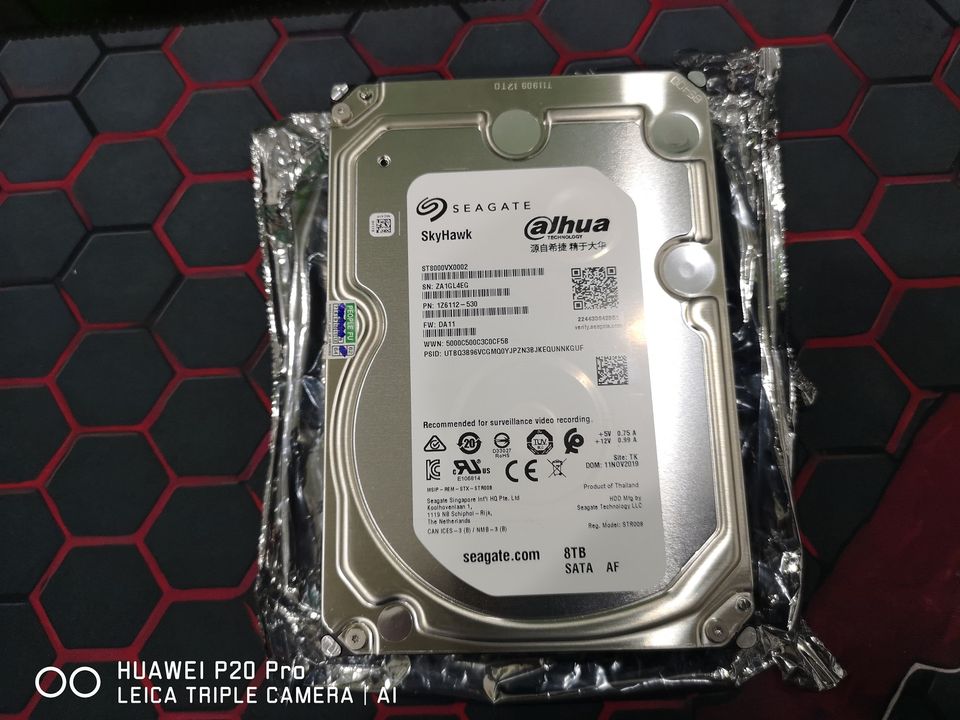 8TB. SEAGATE ST8000VX0002 มือสอง สภาพของใหม่ยังไม่ได้ใช้งานแกะทดสอบ ประกัน3เดือน