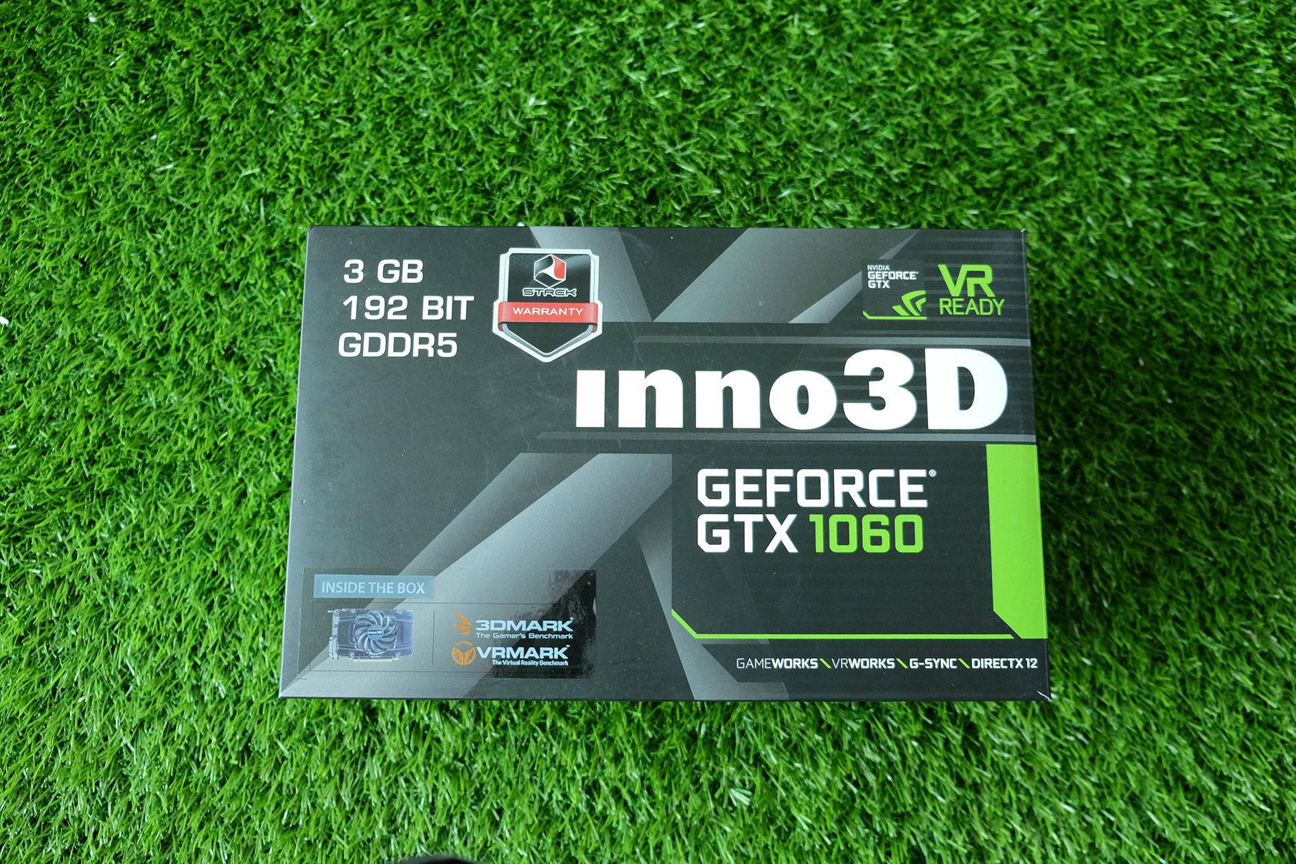 Graphic Card GTX1060 3G INNOD3D ราคาประหยัด ประกัน 6 เดือน