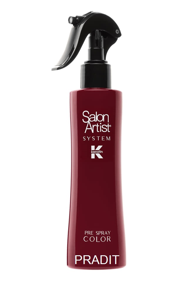 Salon Artist Pre Spray Color (ขวดแดง - หัวฉีดดำ) 200 กรัม