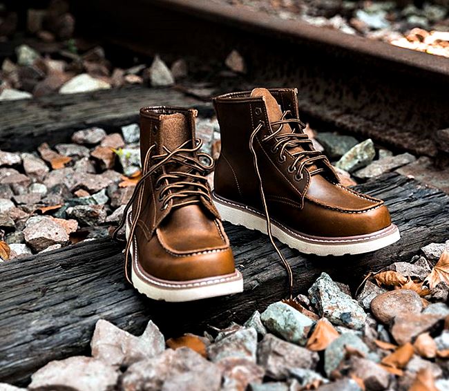 01070 รองเท้าบูท Miyano Martin Boots Leather Shoes high สไตล์วินเทจ [ชาย/หญิง] Size 39-44