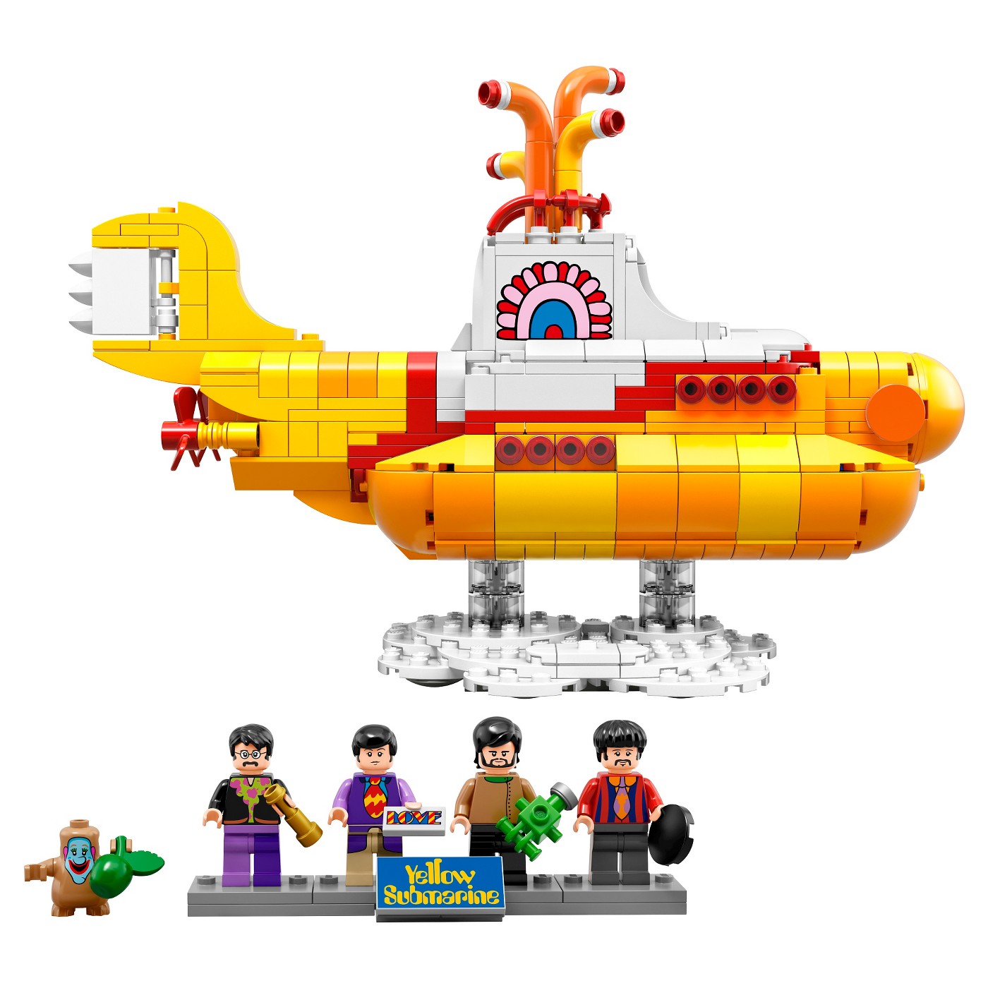 LEGO Ideas ตัวต่อเสริมทักษะ เดอะบีเทิลส์ The Beatles - Yellow Submarine รุ่น 21306