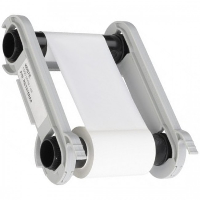 ขายถูก หมึกขาว White Monochrome Ribbon (1000 Cards/Roll) สำหรับเครื่องพิมพ์บัตร Evolis Zenius and Primacy