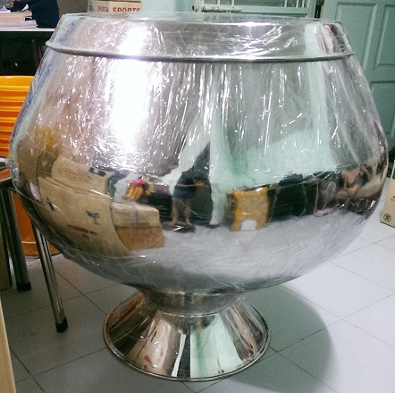 บาตรสแตนเลส (บาตรสแตนเลสใบใหญ่) บาตรออมสิน บาตรน้ำมนต์ สแตนเลสอย่างดี