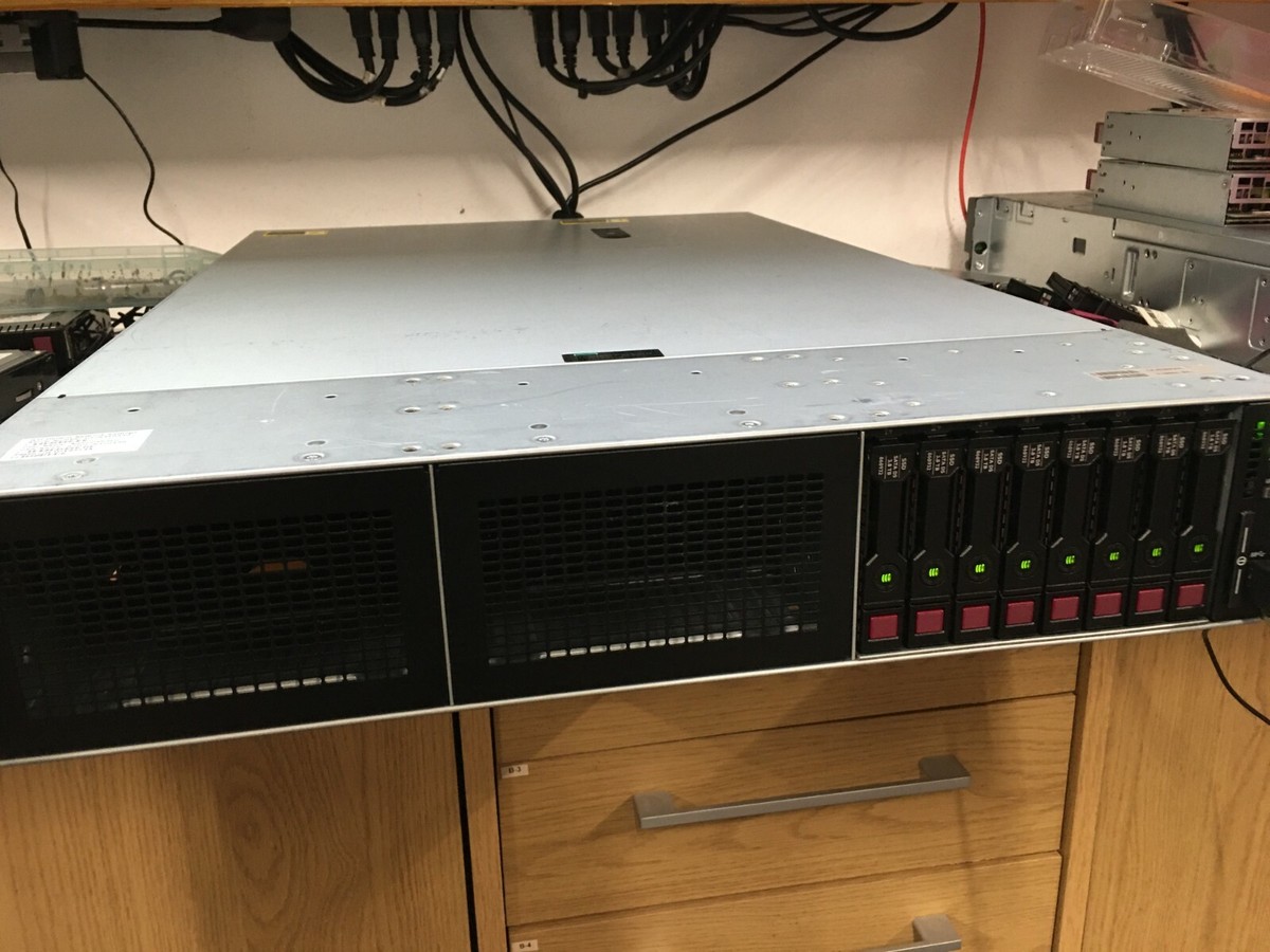 Server HP Proliant DL380p G9 E5-2660 v3 X2 Ram 128 SAS 300x3 Power x2
