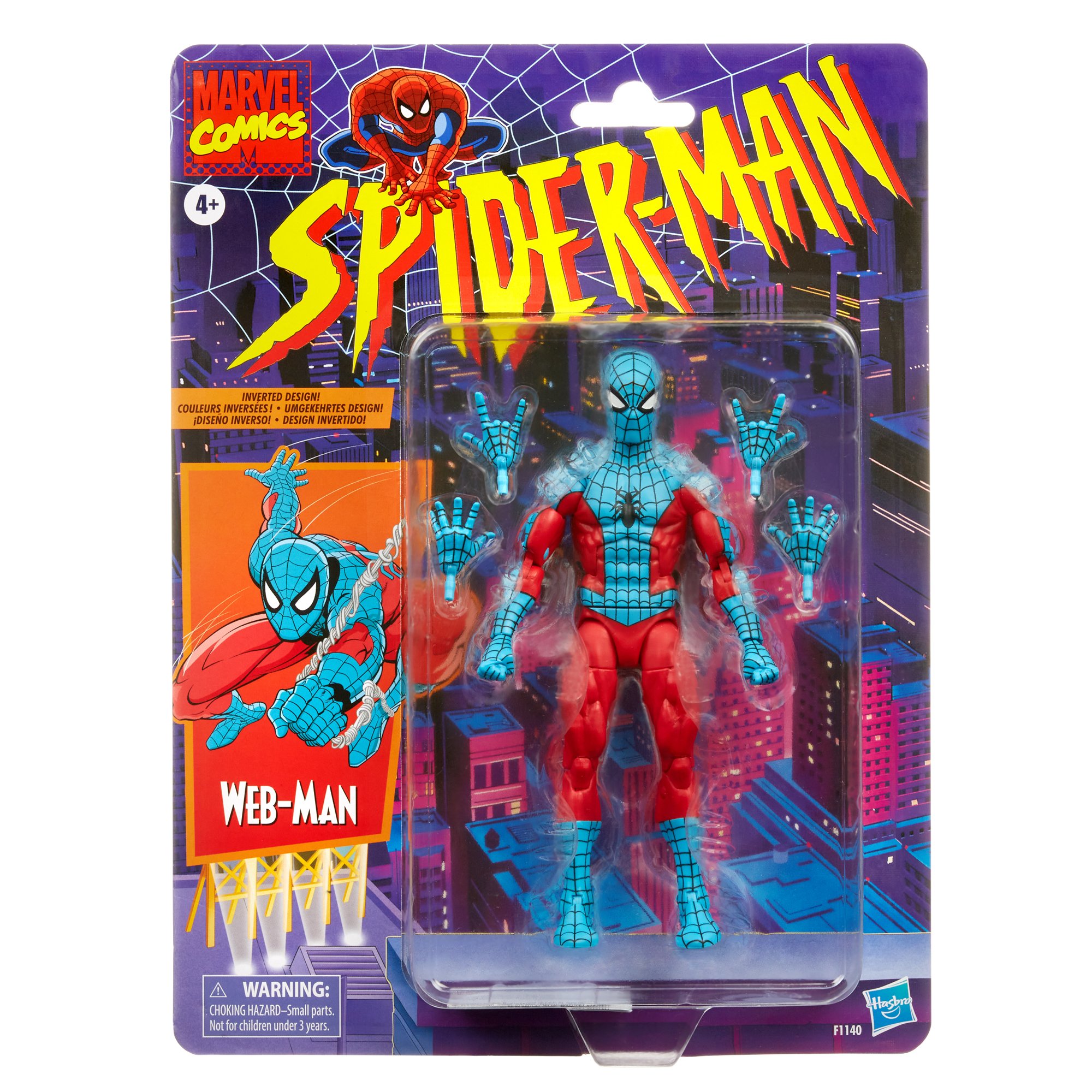 Hasbro Marvel Legends Retro Collection Spider-Man Web-Man 6-inch Figure ฮาสโบร มาร์เวล เลเจนด์ ซีรี่ย์ส หุ่นโมเดลฟิกเกอร์ สไปเดอร์แมน เว็บ-แมน ขนาด 6 นิ้ว ลิขสิทธิ์แท้