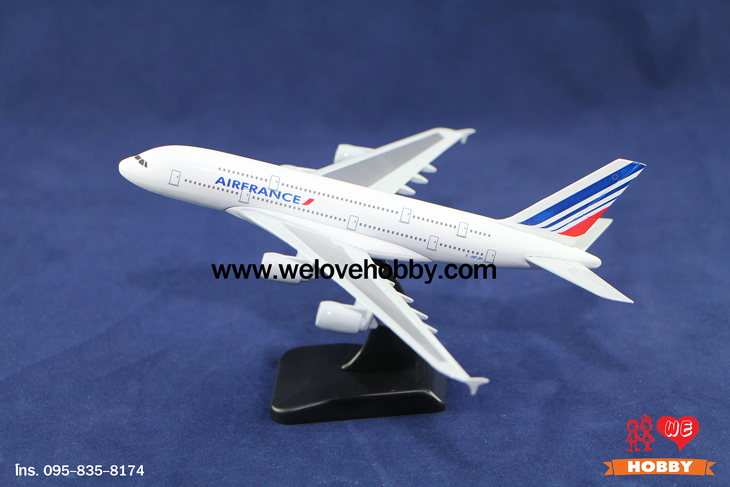 โมเดลเครื่องบิน Air France ไซส์กลาง Airbus A380 Series (1:400)
