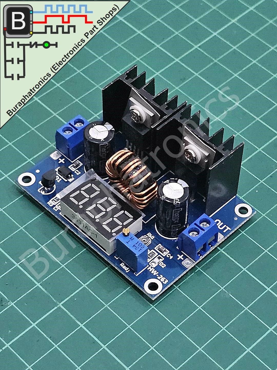 XL4016 High Power Supply Voltage Adjust 1.25-36V. 250W