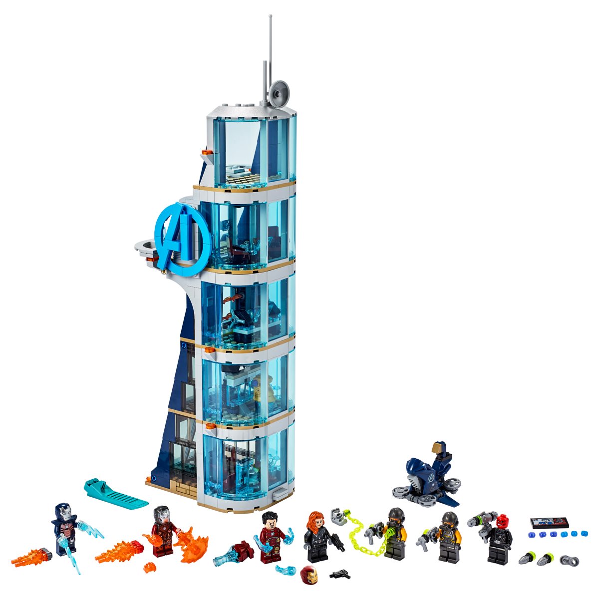 LEGO ตัวต่อเสริมทักษะ เลโก้ Marvel Avengers: Avengers Tower Battle รุ่น 76166