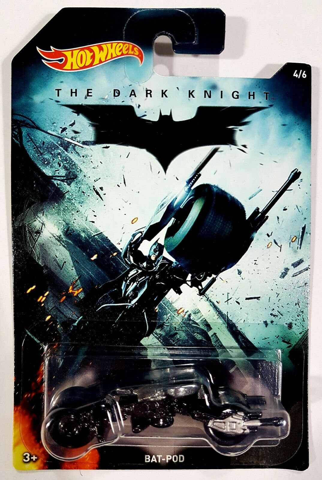โมเดลรถแบทแมนฮอทวีล Hot Wheels - Batman(The Dark Knight) : Bat-Pod