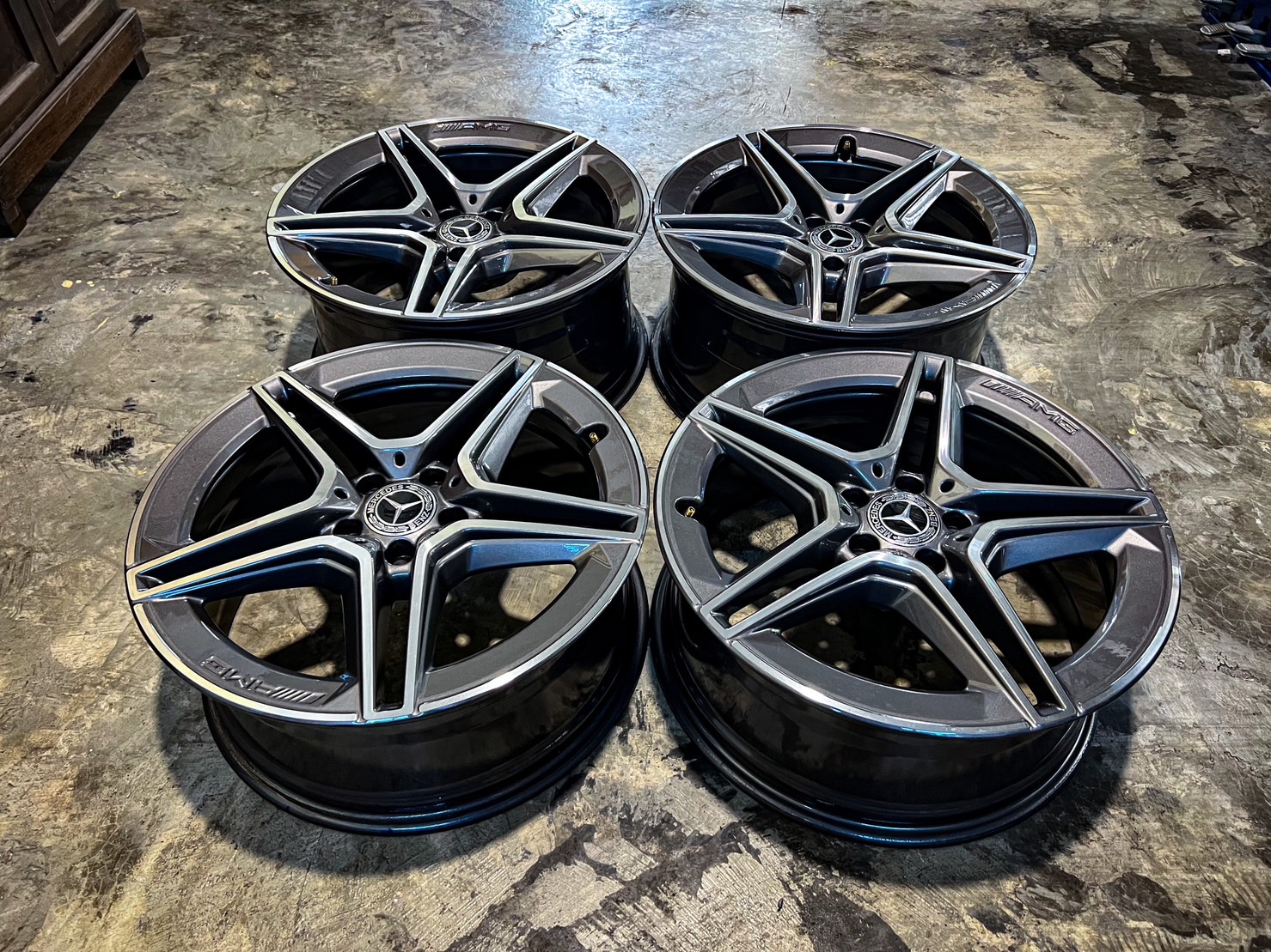 ล้อเบนซ์แท้ AMG 5 TAWIN SPOKE NEW 19"