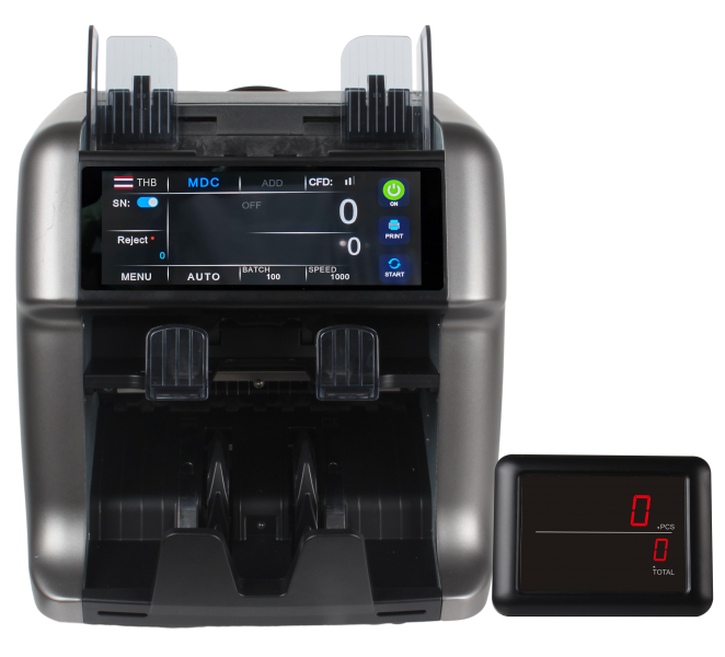 ขายถูก UNI-SMART เครื่องนับมูลค่าธนบัตร รุ่น US-195 รับประกันศูนย์