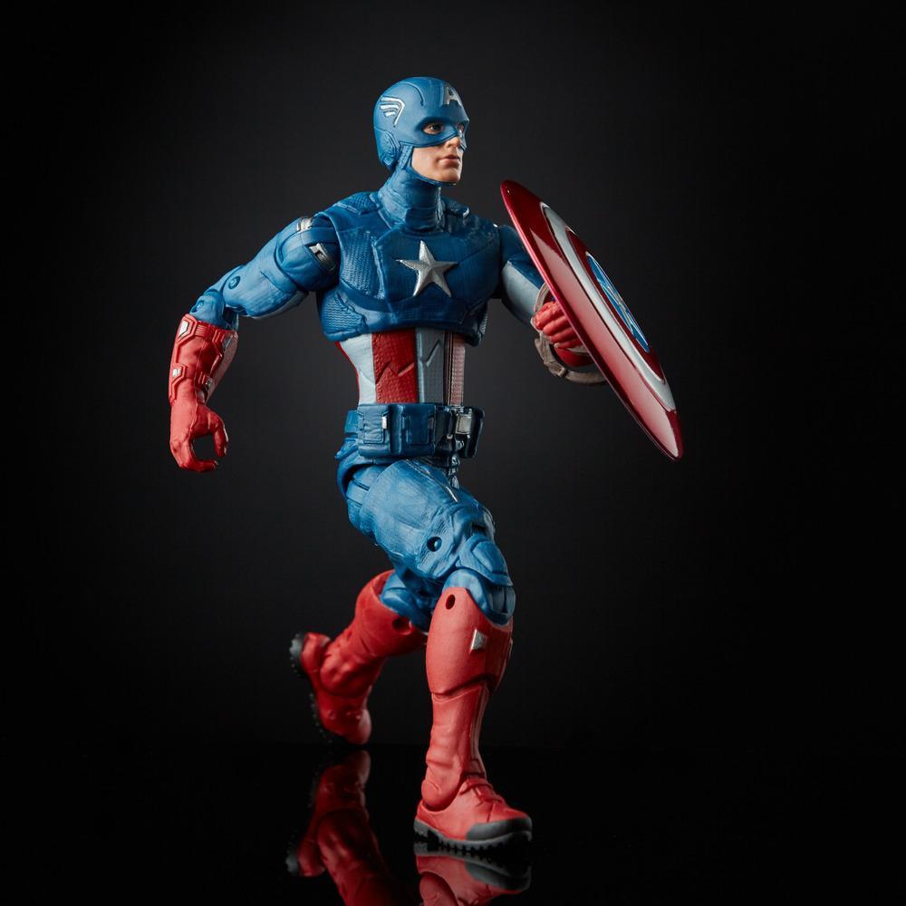 Hasbro Marvel Legends Series Avengers : Endgame 6-inch Captain America Figure ฮาสโบร มาร์เวล เลเจนด์ ซีรี่ย์ส อเวนเจอร์ส หุ่นโมเดลฟิกเกอร์ กัปตันอเมริกา ขนาด6 นิ้ว ลิขสิทธิ์แท้