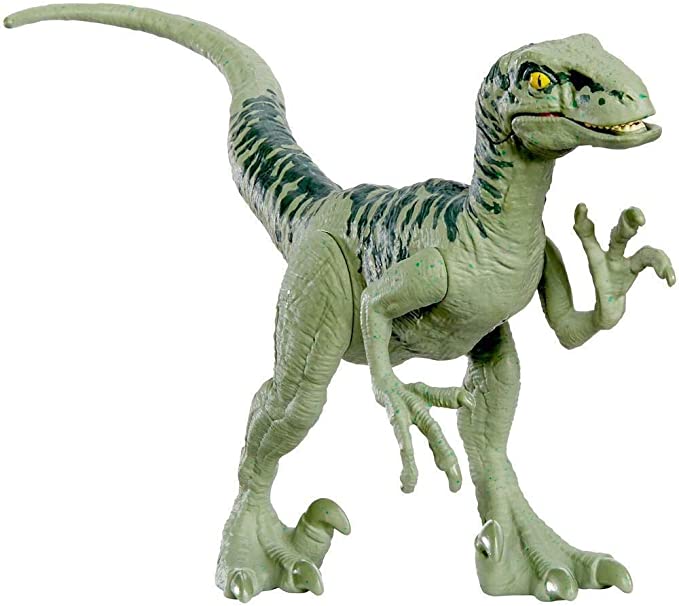 Mattel Jurassic World Dino Rivals Attack Pack Velociraptor Charlie (GFM06) แมทเทล จูราสสิค เวิลด์ ของเล่นแอ็กชั่นฟิกเกอร์ไดโนเสาร์ เวโลซีแรปเตอร์ ชาร์ลี