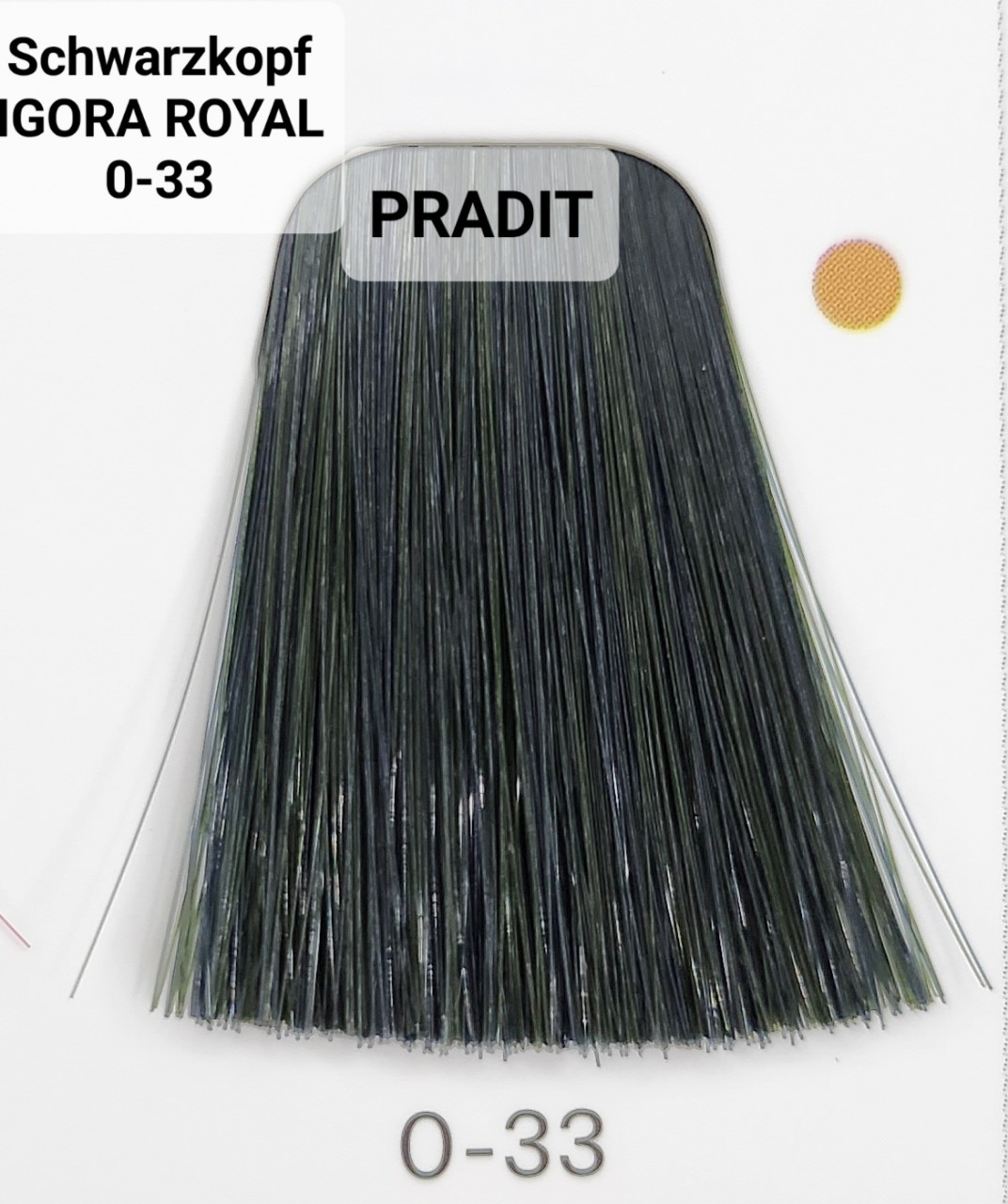 Schwarzkopf Igora Royal ครีมย้อมผม อีโกร่า รอยัล เบอร์0-33 (60ml) 80 กรัม