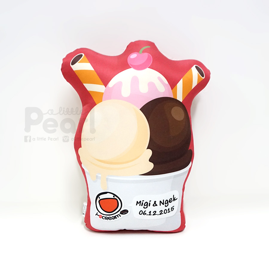 หมอนลายไอศครีม Ice-cream
