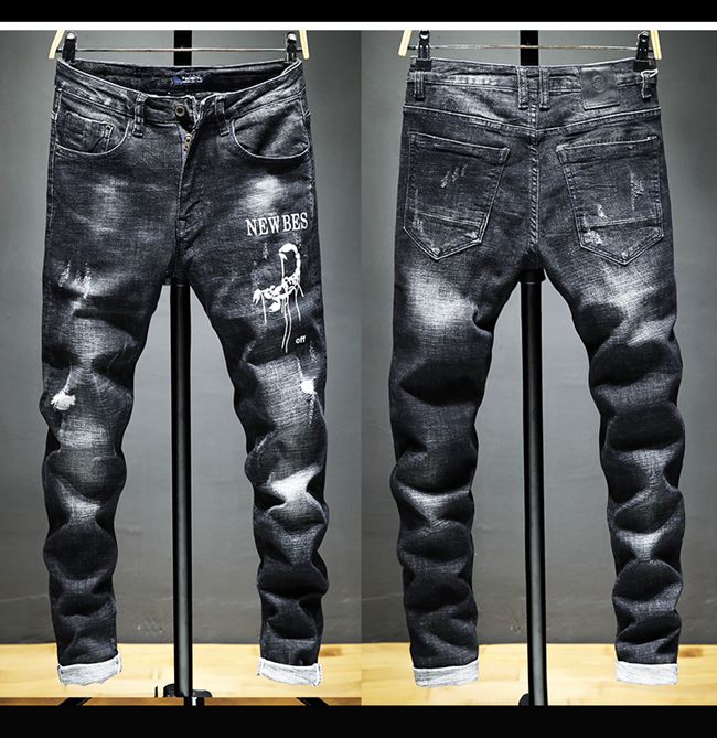 001032 กางเกงยีนส์ Sandcow Denim Style Korean Version Diesel Jeans Slim feet Size 28-38