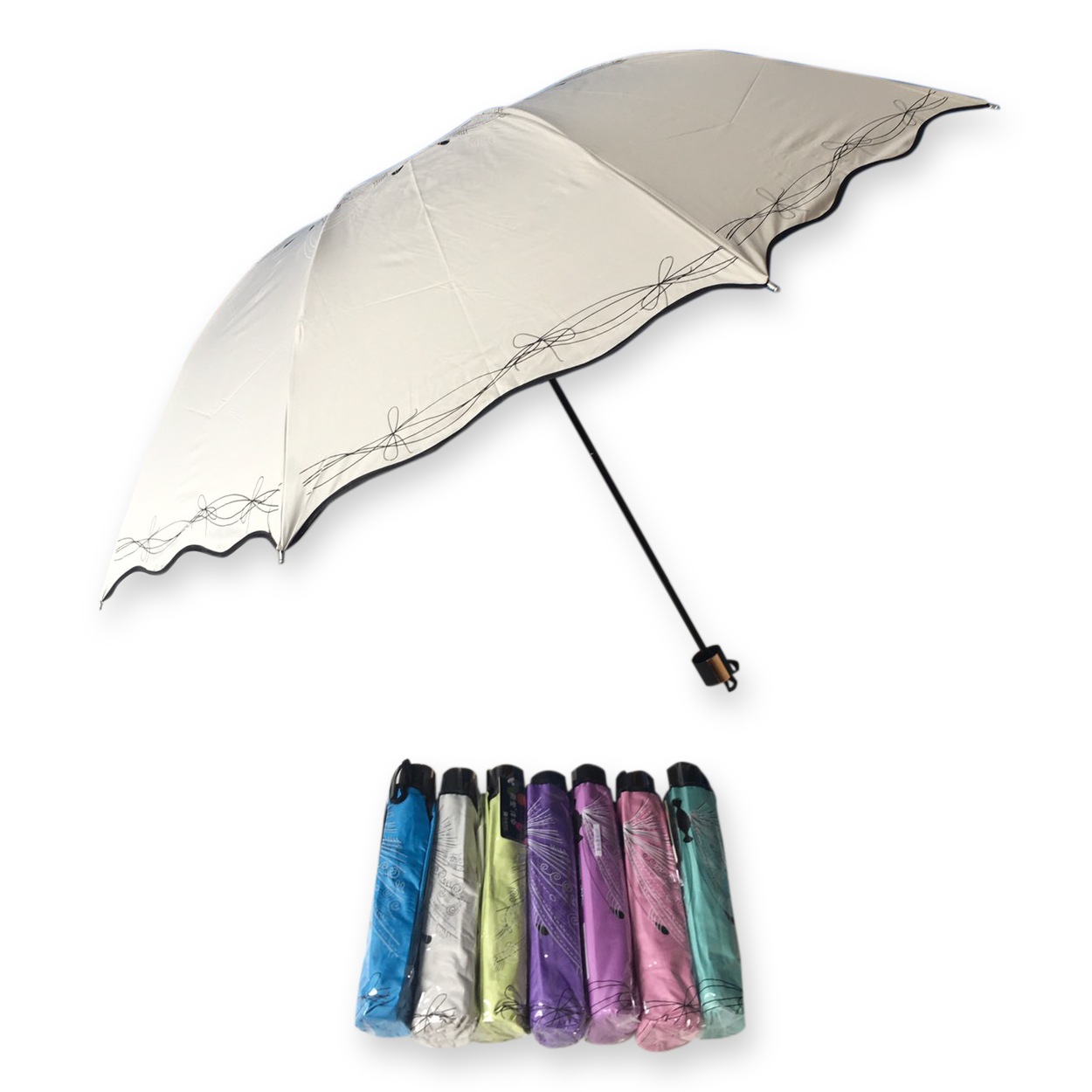 ร่มโค้ง24นิ้วรหัส1637