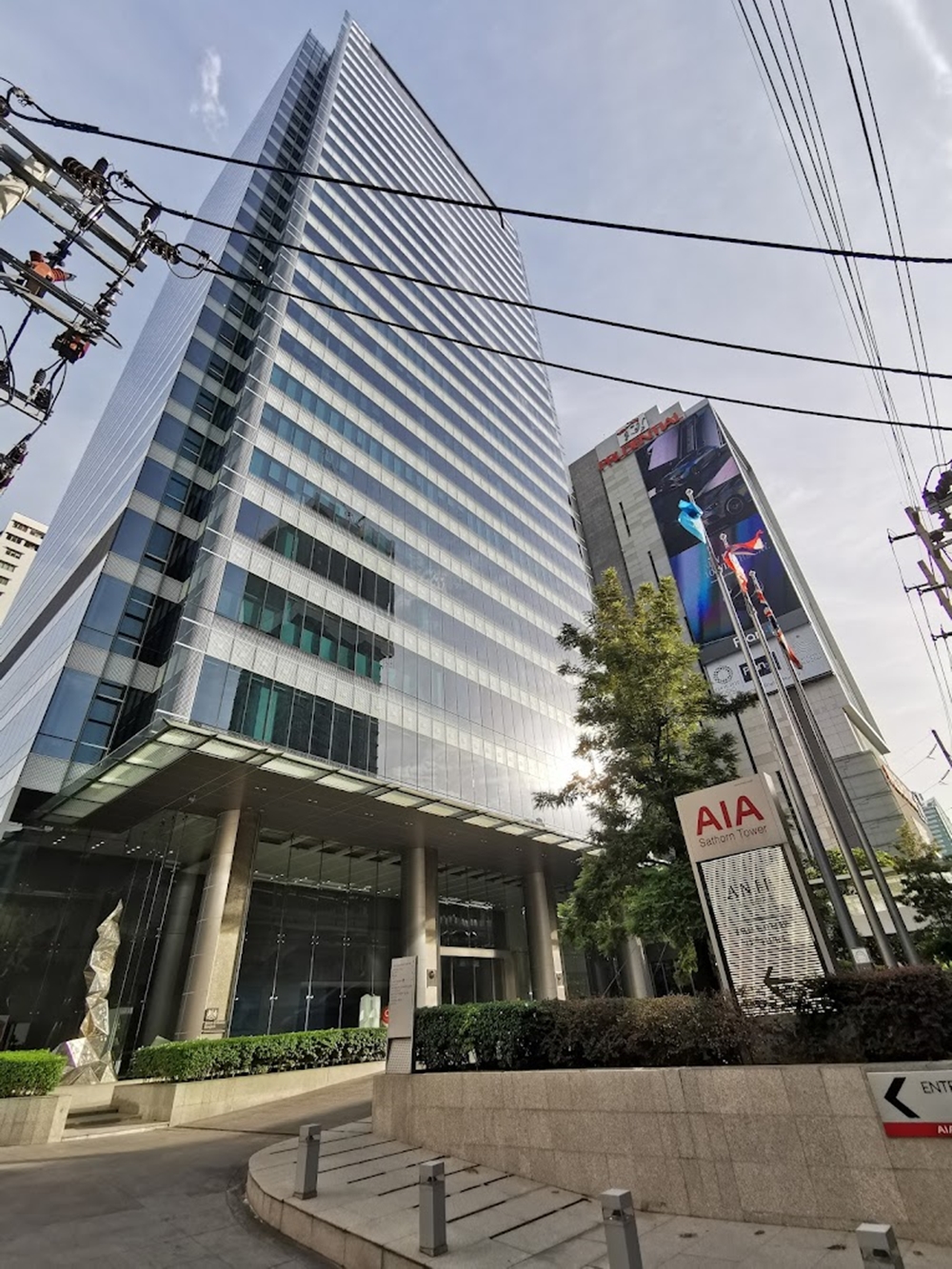 เอไอเอ สาทร ทาวเวอร์ (AIA Sathorn Tower) สำนักงานให้เช่าย่านสาทร กรุงเทพฯ ใกล้รถไฟฟ้า BTS สถานีเซนต์หลุยส์
