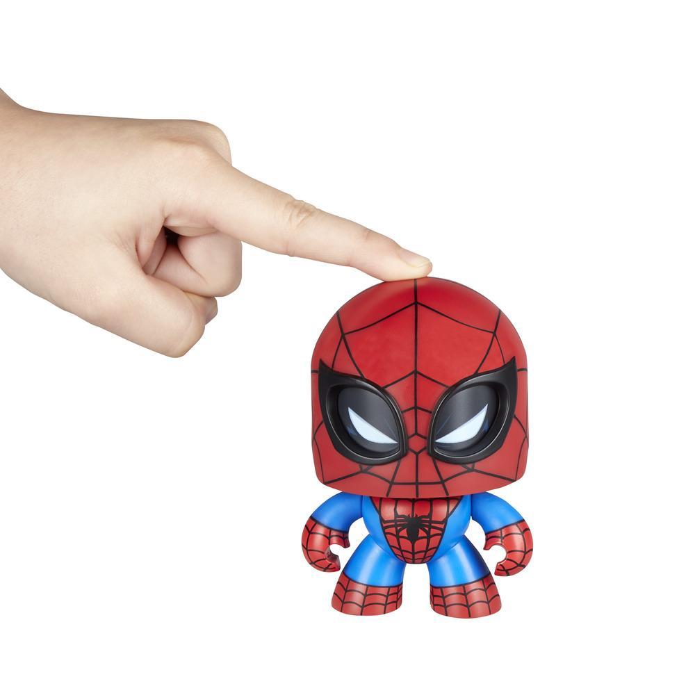Hasbro Marvel Avengers Mighty Muggs Spider-Man ฮาสโบร มาร์เวล อเวนเจอร์ส ไมตี้ มักส์ สไปเดอร์-แมน ตุ๊กตาเปลี่ยนหน้าได้ ลิขสิทธิ์แท้