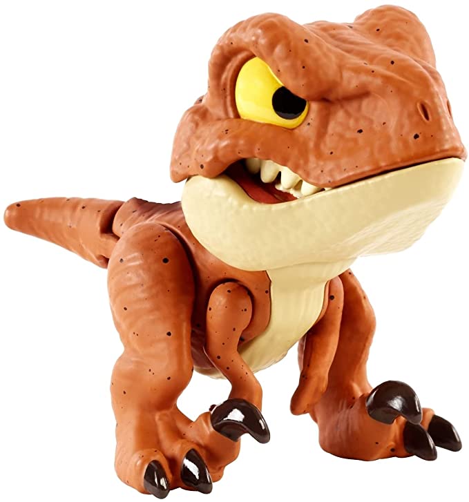 Mattel Jurassic World Snap Squad Attitudes Velociraptor (HBX51) แมทเทล จูราสสิค เวิลด์ ของเล่นแอ็กชั่นฟิกเกอร์ไดโนเสาร์ เวโลซีแรปเตอร์ สีส้ม