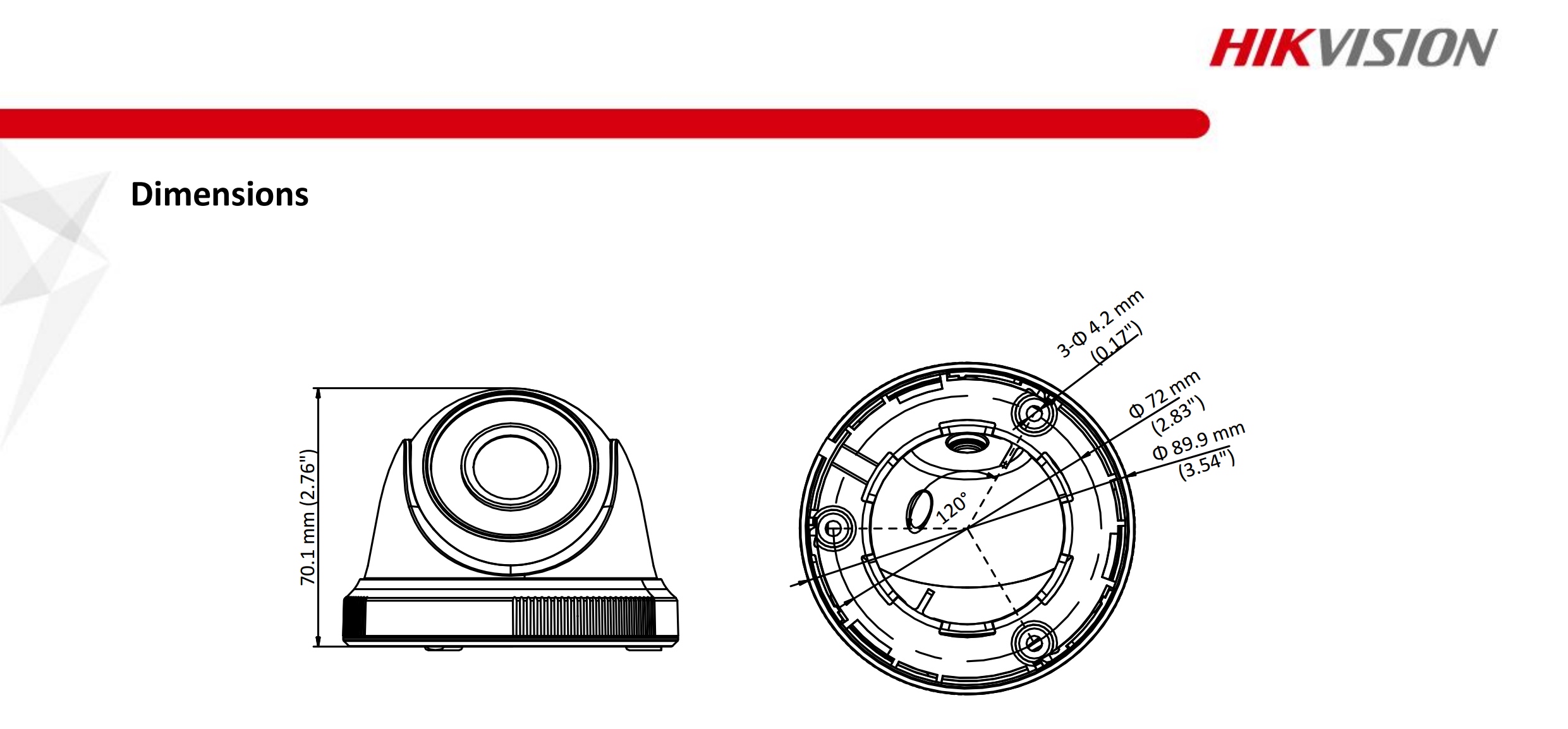 ขายถูก HIKVISION Turbo HD รุ่น DS-2CE56D0T-IRF ความละเอียด 2 ล้านพิกเซล