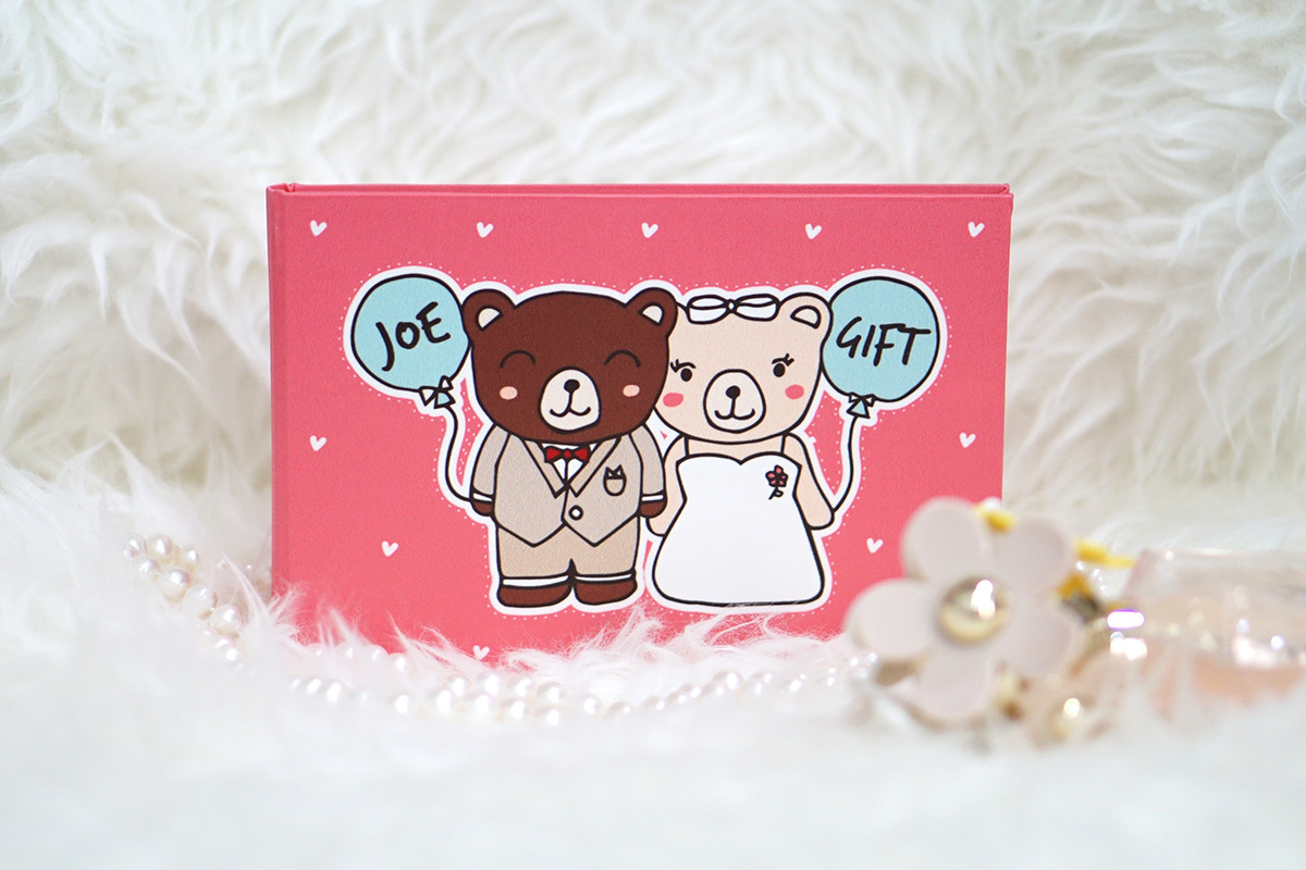 อัลบั้มสั่งทำใส่ชื่อ ลายหมีคู่ - Couple Teddy