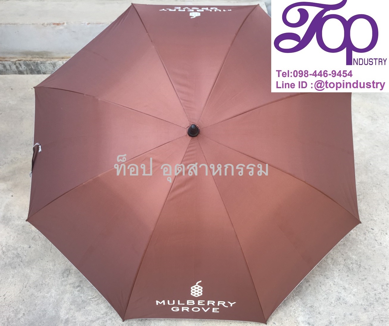 ร่มกอล์ฟ ร่ม30นิ้ว ร่มกอล์ฟงานผลิตไทย ร่มกอล์ฟทรงกลม1ชั้น