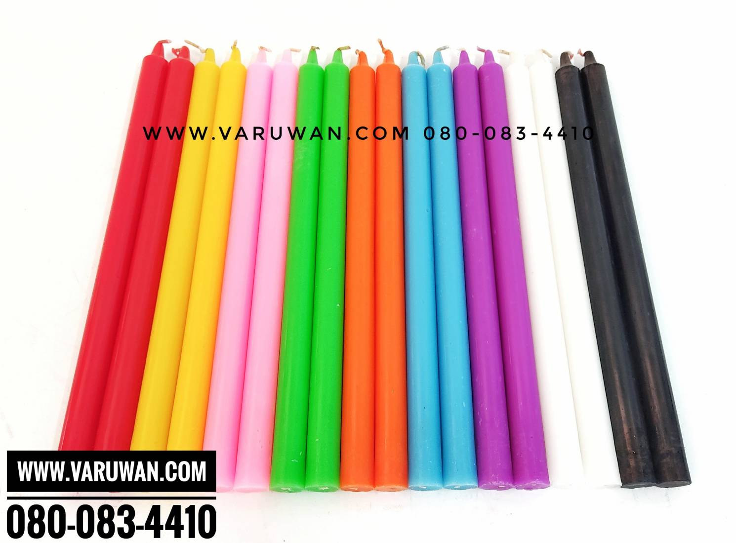เทียนเบอร์ 6 กล่องคู่ แสงจันทร์