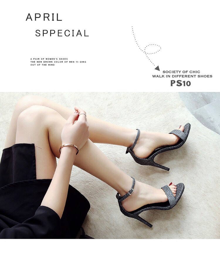 รองเท้าส้นสูง Style MICHEAL KORS (สีดำ)