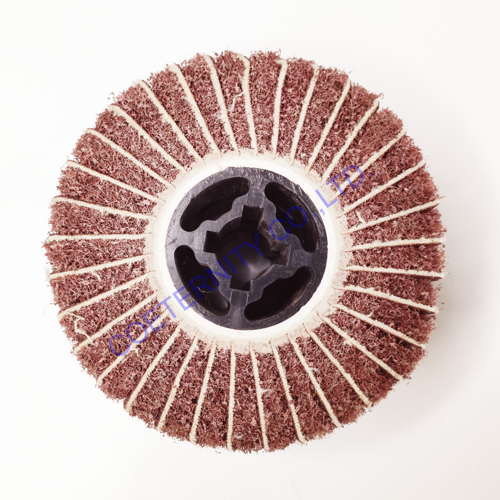 ลูกขัดสก็อตไบร์ทผสมผ้าทราย