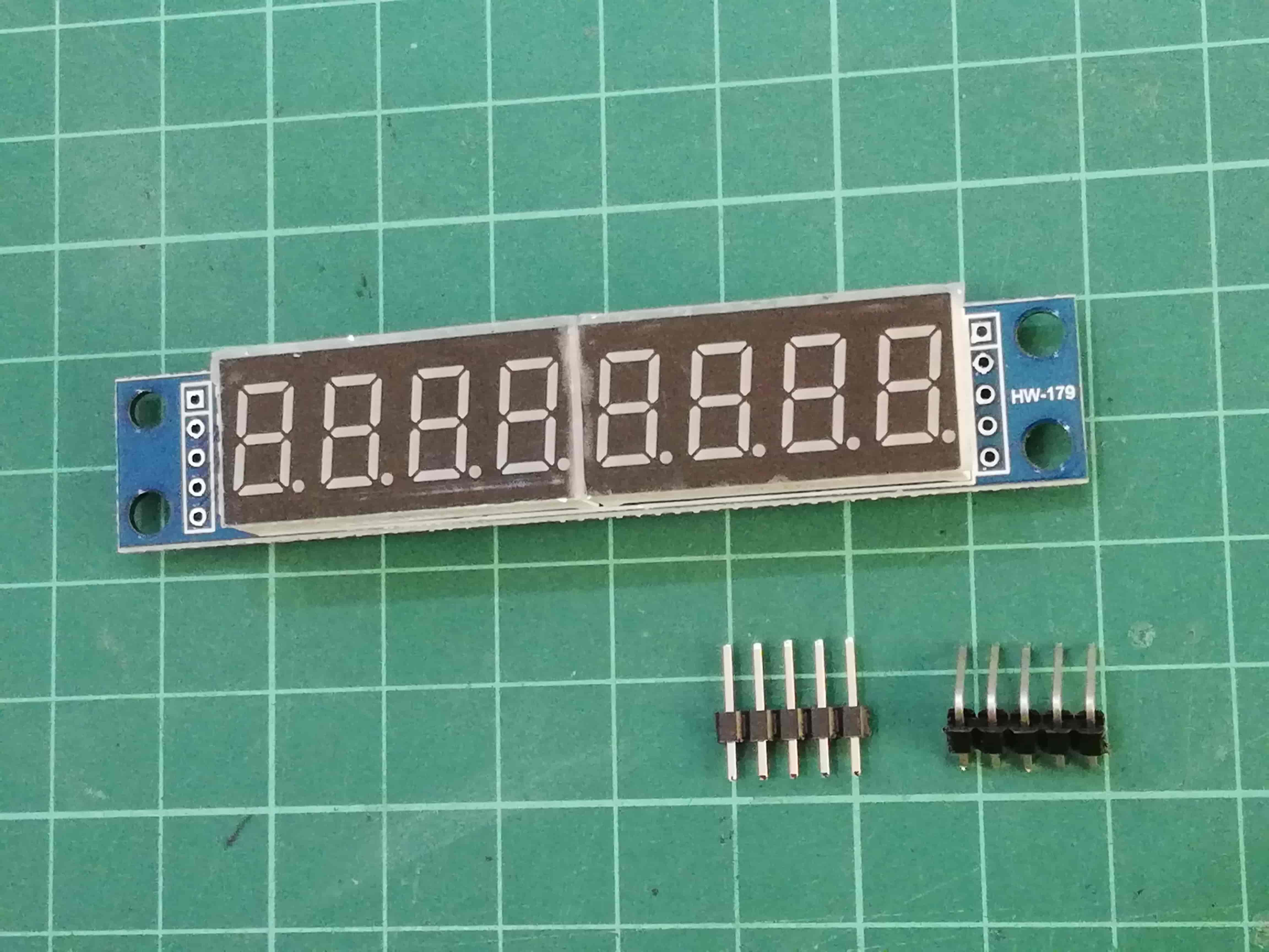 MAX7219 8DIGI LED display