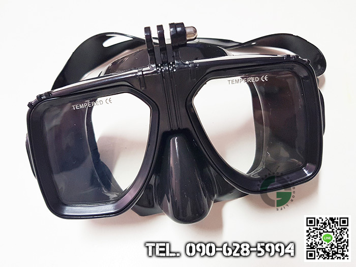 หน้ากากดำน้ำแบบเลนส์คู่ Keep Diving