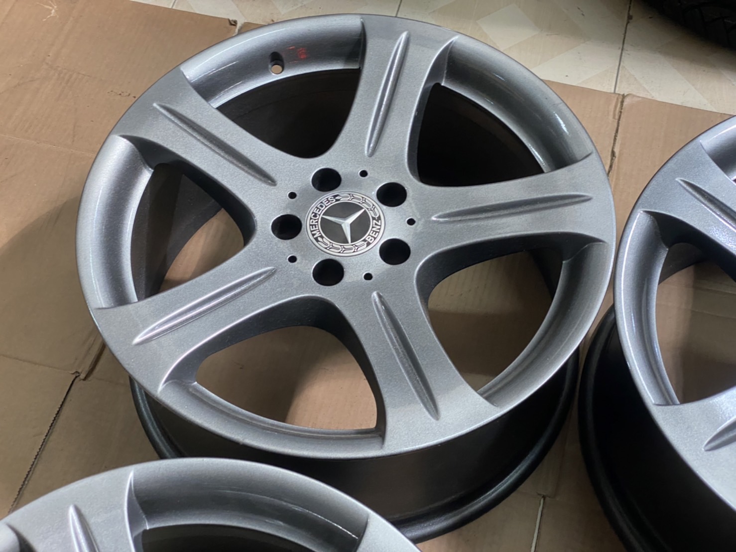 ล้อเบนซ์แท้ BENZ CLS 18" 5 ก้านแอ่นๆ