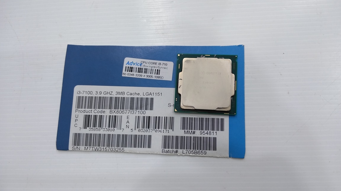 i3-7100 ประกัน 05/2020