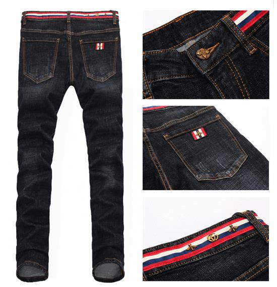 001007 กางเกงยีนส์ Ajaz James Denim Style Gucci Italy New Summer 2019 Jeans Slim feet Size 28-38