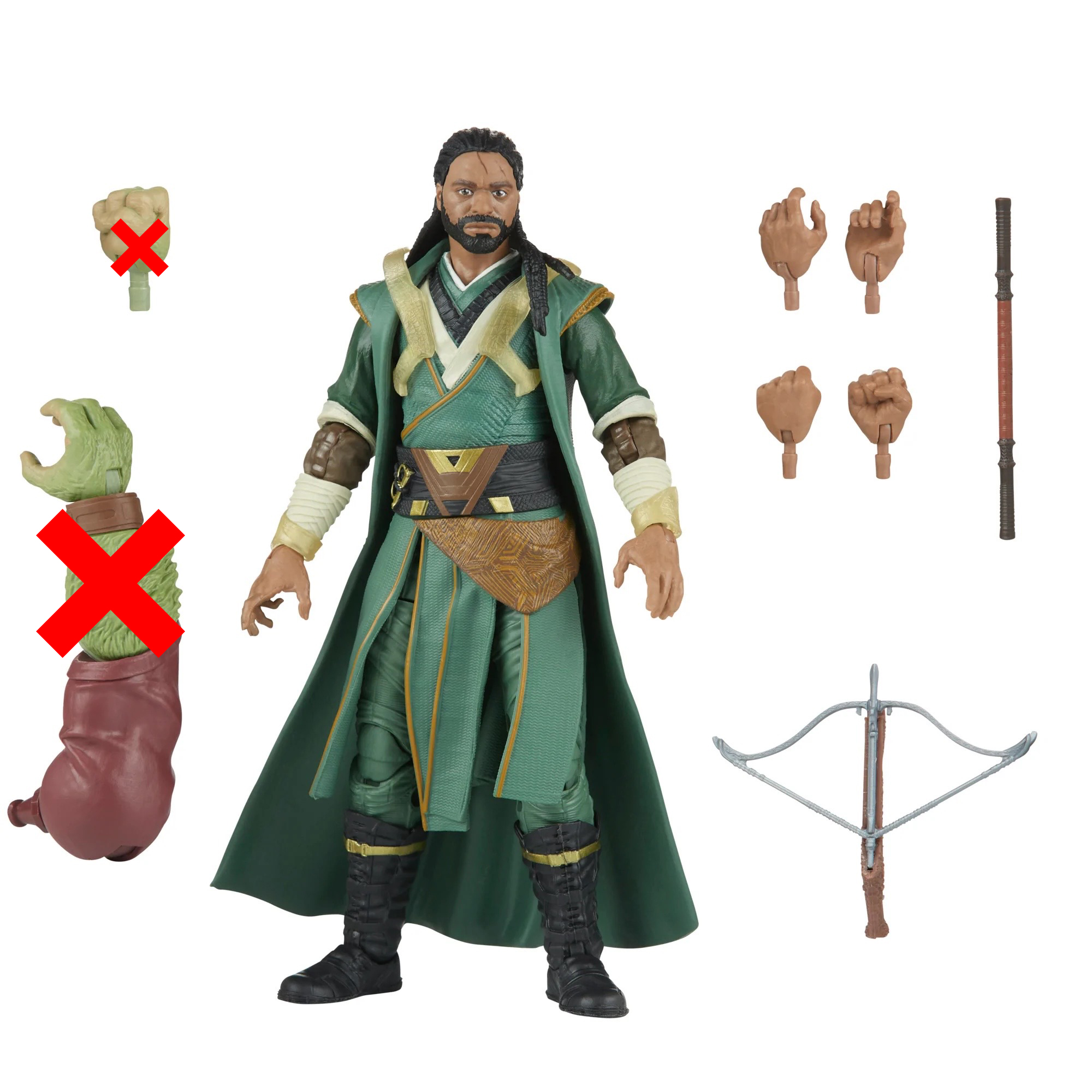 Hasbro Marvel Legends Series Doctor Strange In The Multiverse of Madness Master Mordo 6-inch Figure ฮาสโบร มาร์เวล เลเจนด์ ซีรี่ย์ส หุ่นโมเดลฟิกเกอร์ ด็อกเตอร์ สเตรนจ์ อิน ดิ มัลติเวิร์ส ออฟ แมดเนส มาสเตอร์ มอร์โด ขนาด 6 นิ้ว (No BAF) ลิขสิทธิ์แท้