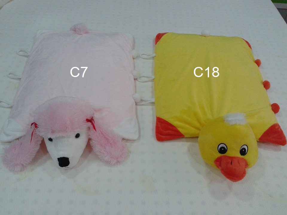 หมอนข้างตุ๊กตา 3 in 1 ยางพารา