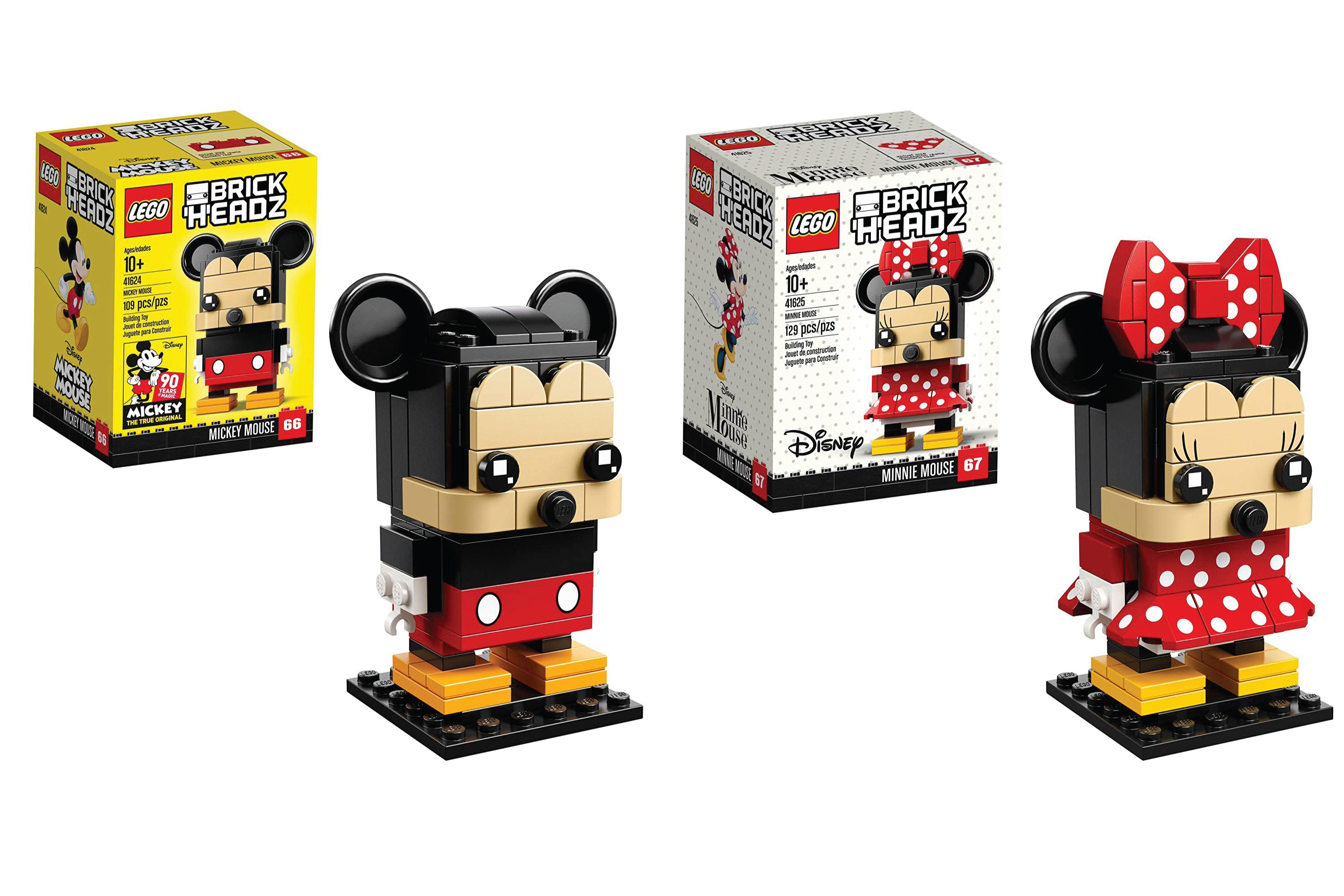 LEGO BrickHeadz - Mickey Mouse รุ่น 41624 / Minnie Mouse รุ่น 41625 (แพ็คคู่)