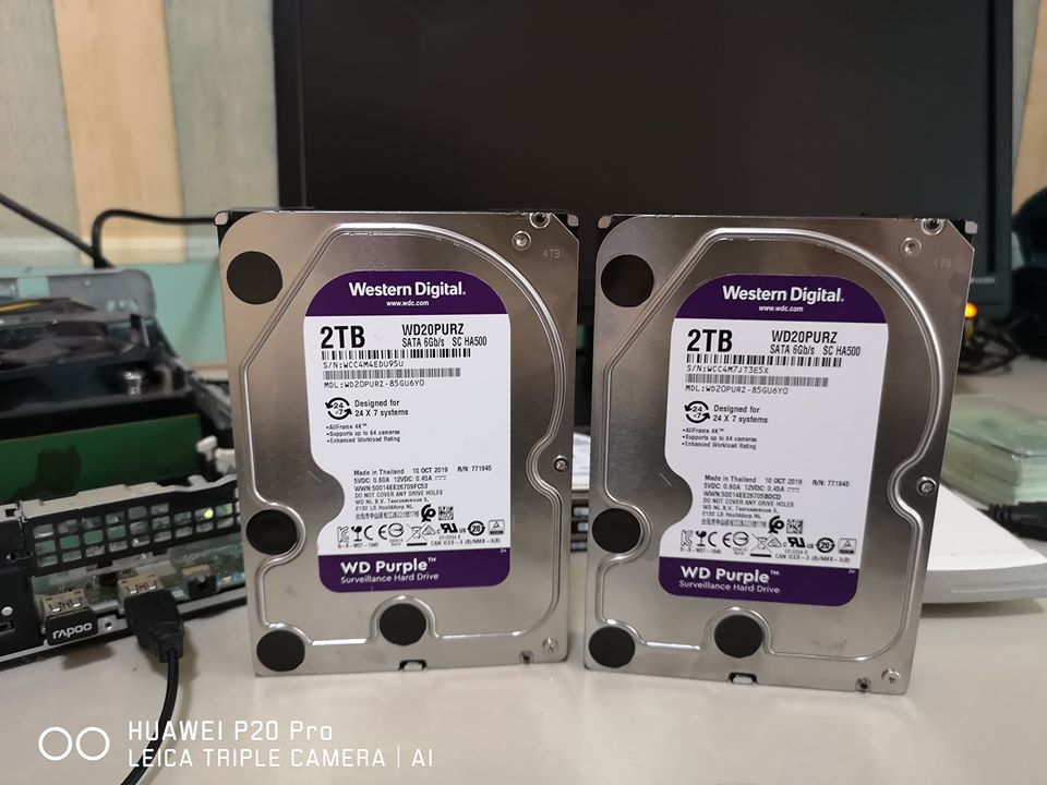 2TB. WD Purple WD20PURZ 11/2022