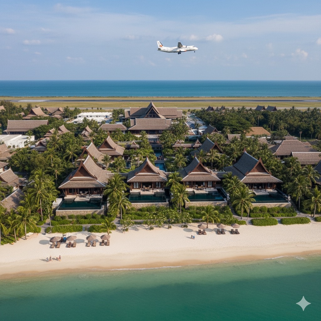 ขายรีสอร์ทริมหาดเฉวง ระดับ 4 ดาว 113 ห้อง ใกล้สนามบินเกาะสมุย จ.สุราษฎร์ธานี